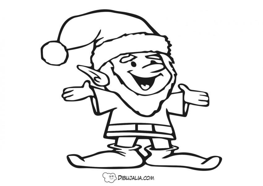 Duende elfo travieso