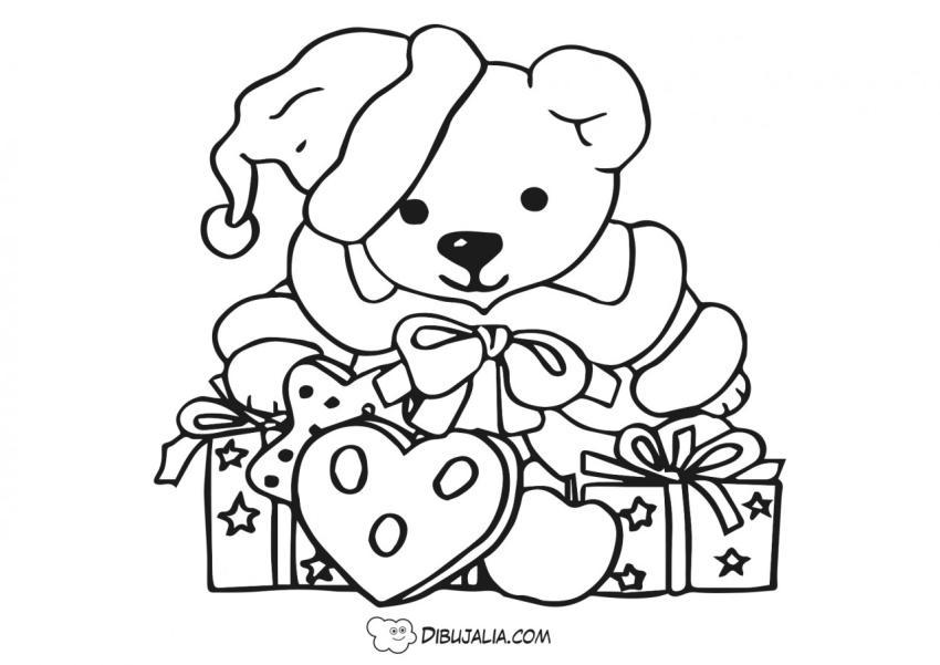 Oso con regalos