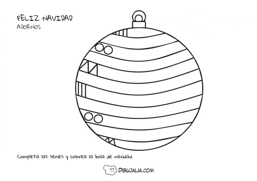 Bolas navidad series y trazos