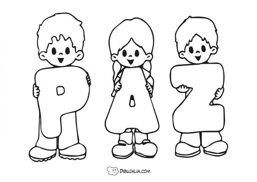 Cartel día Paz con niños