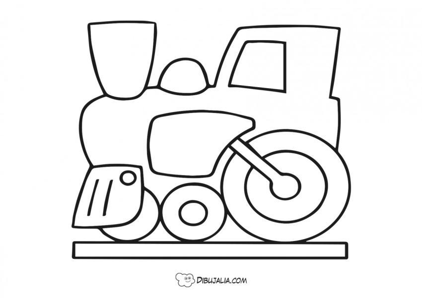 Locomotora de un tren