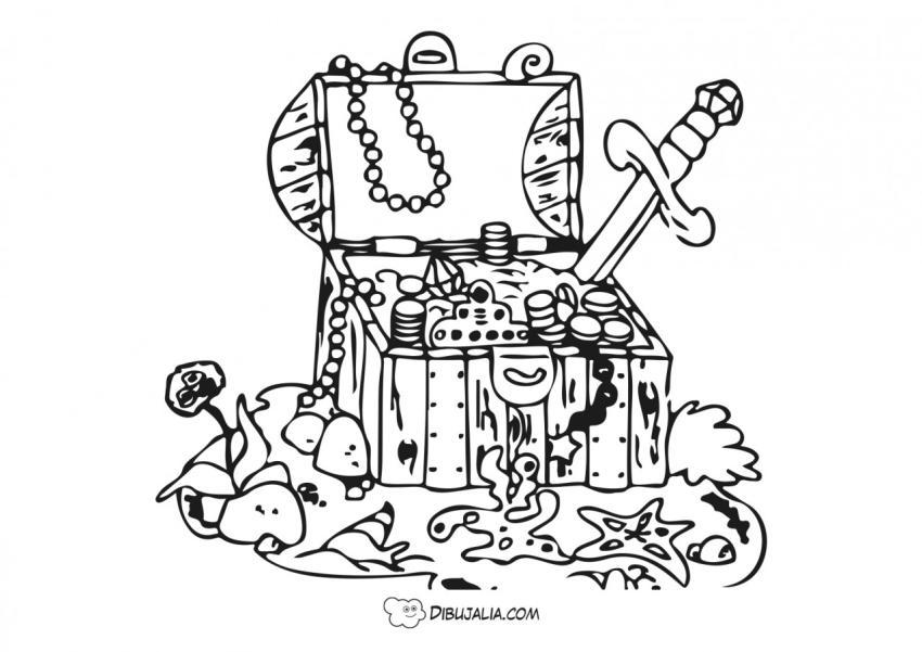 Cofre del tesoro pirata