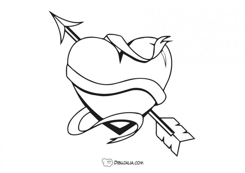 Corazón con flecha