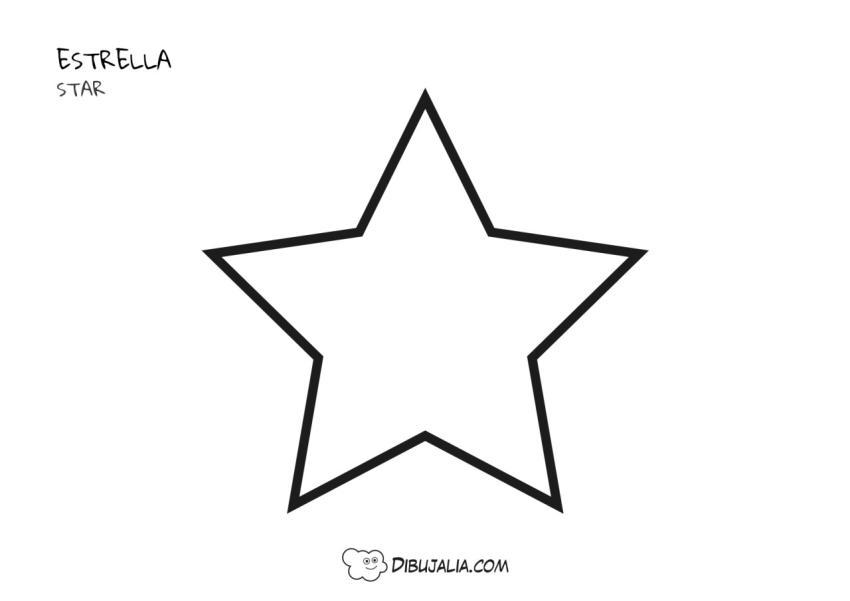 Formas estrella cinco puntas