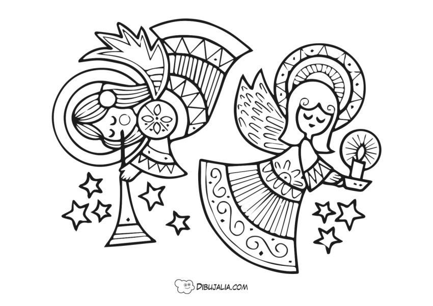 Ángeles músicos celestiales