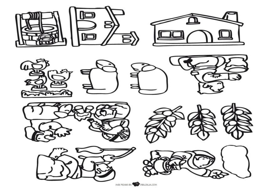 Figuras recortables portal de Belén