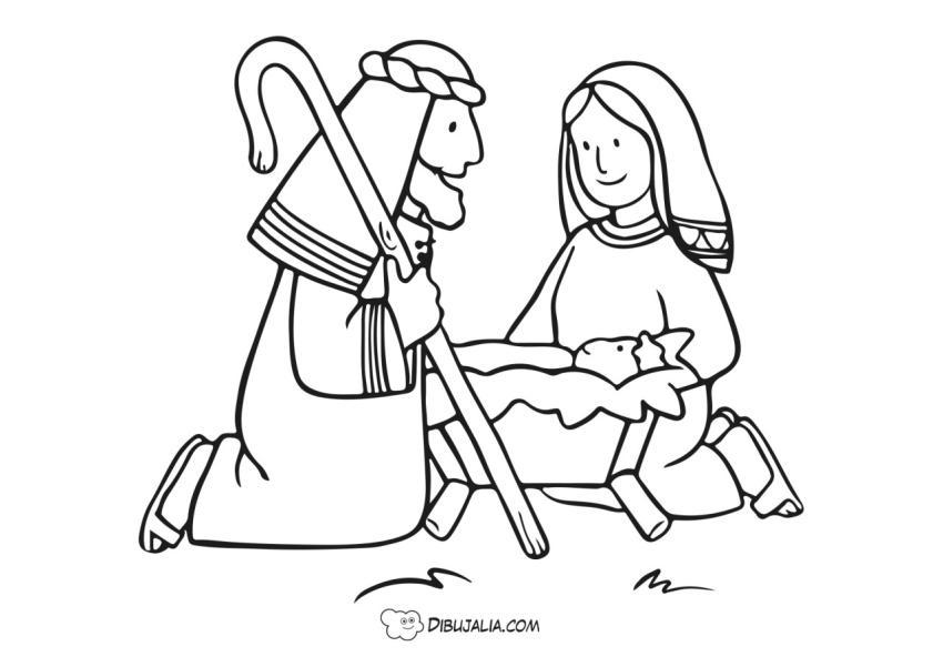 San José - Vigen Maria y el niño Jesús