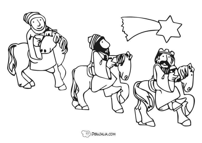 Reyes Magos estrella de Belén