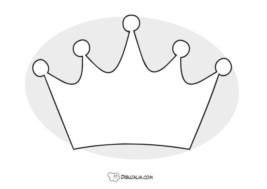 Corona de Rey Mago plantilla