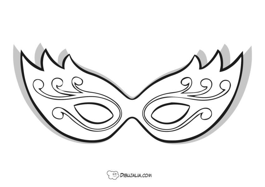 Antifaz estilo Venecia