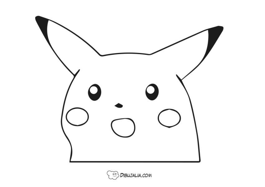 Picachu para colorear