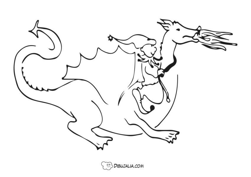 Cabalgando en dragón