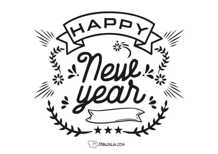 Happy New Year Insignia