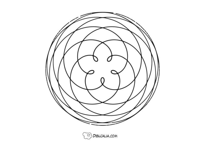Mandala flor de loto