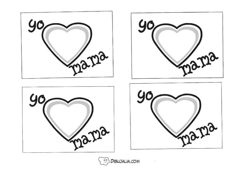 Tarjetas Te quiero Mamá