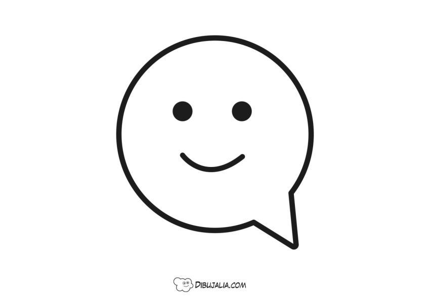 Emoticono Chat Colorear