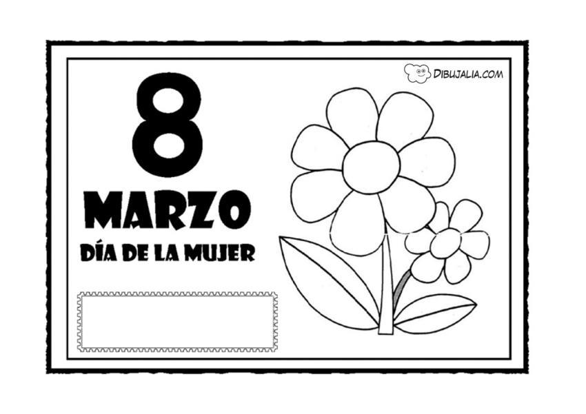 Postal del Día de la Mujer