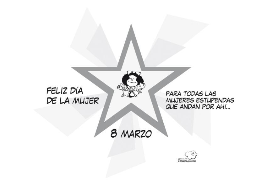 Cartel 8 de Marzo Día de la Mujer