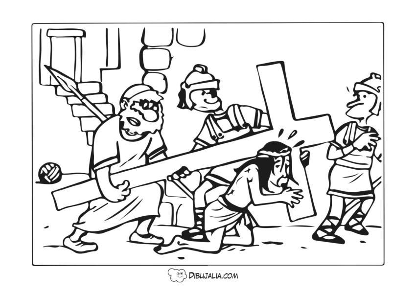 Via Crucis caída de Jesús