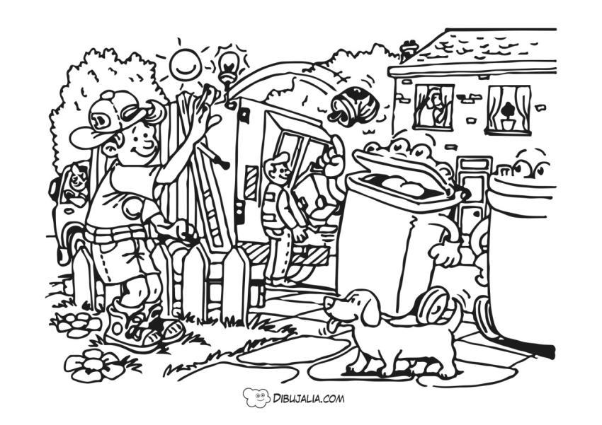 Limpiando las calles