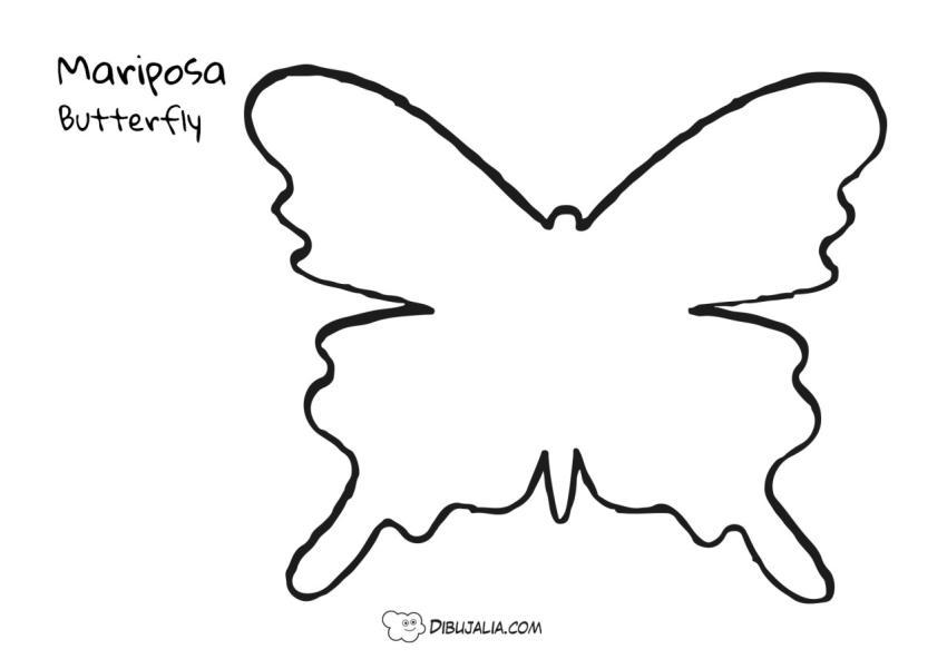 Silueta de una Mariposa