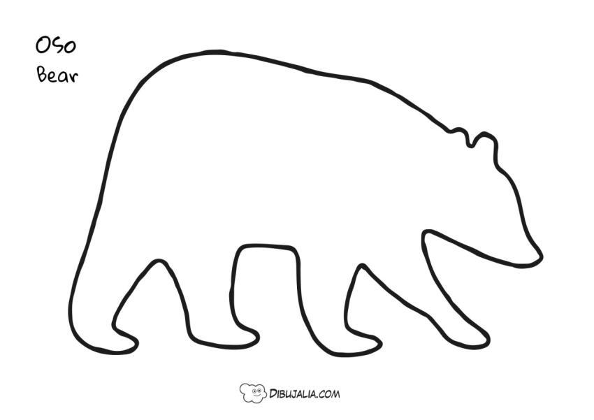 Silueta de un Oso
