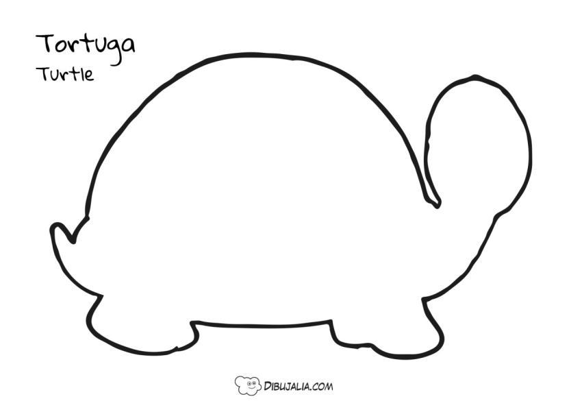 Silueta de una Tortuga