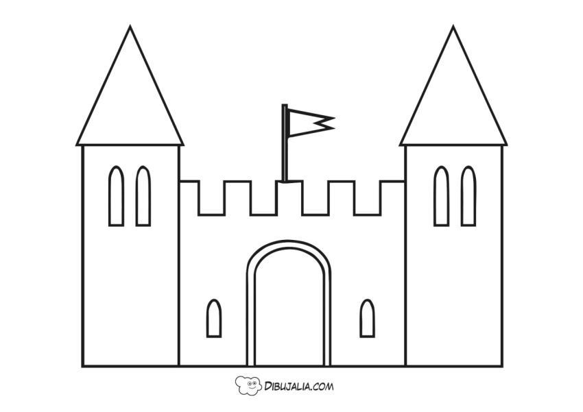 Castillo de formas geométricas