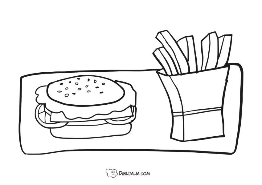 Comida rápida hamburguesa