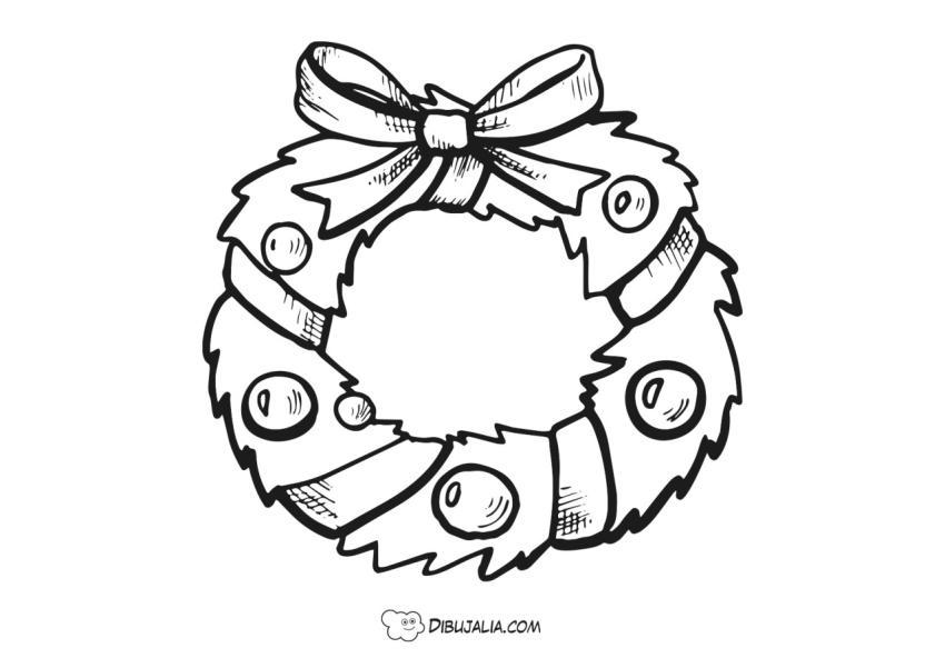 Corona de navidad para puertas