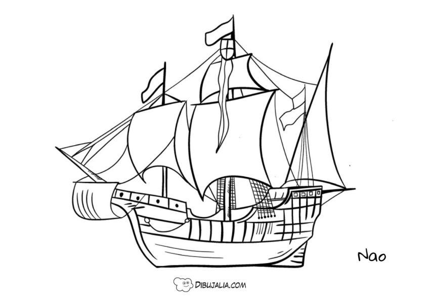 Nave Nao de Magallanes y Elcano