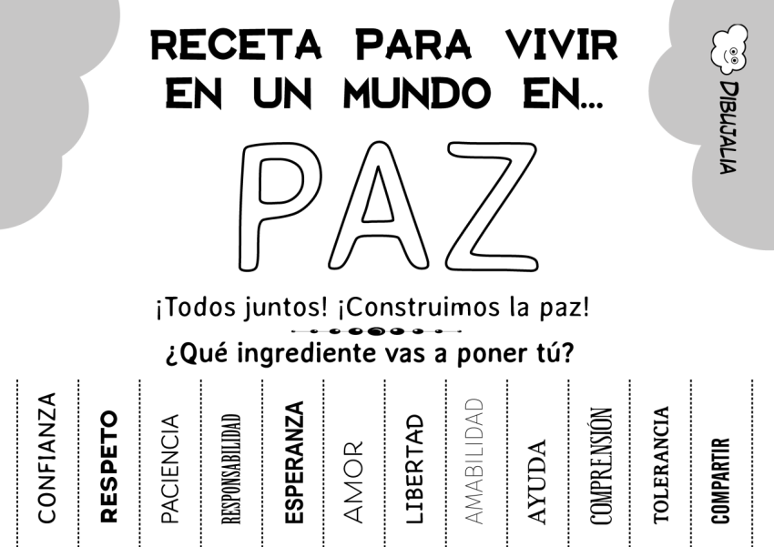 Receta para Un Mundo en Paz