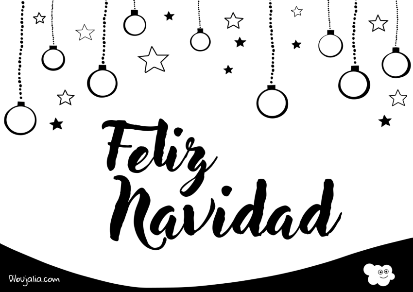 Cartel de Feliz Navidad