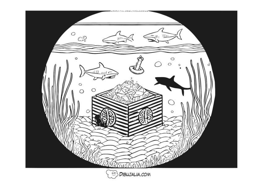 Tesoro entre tiburones