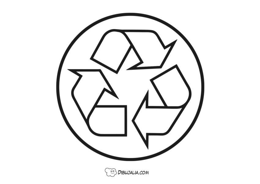 Pegatina reciclaje