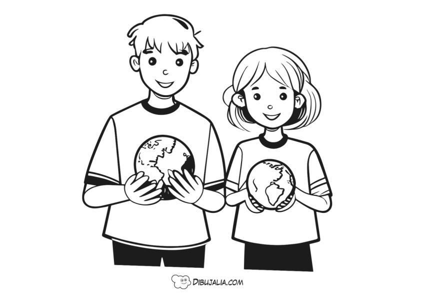 Niños cuidan el Mundo