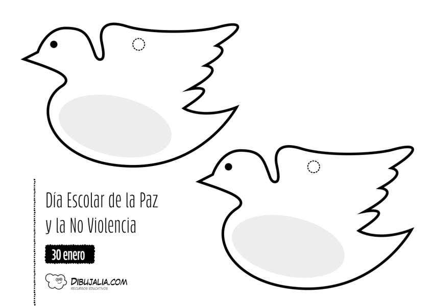 Colgante con Palomas de la Paz