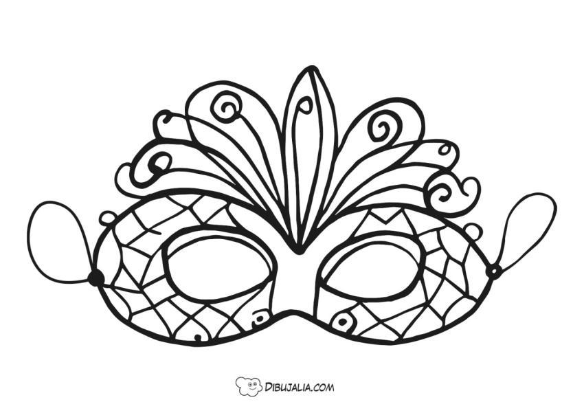 Máscara de Formas Divertidas