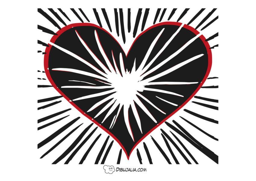 Silueta con Gran Corazón