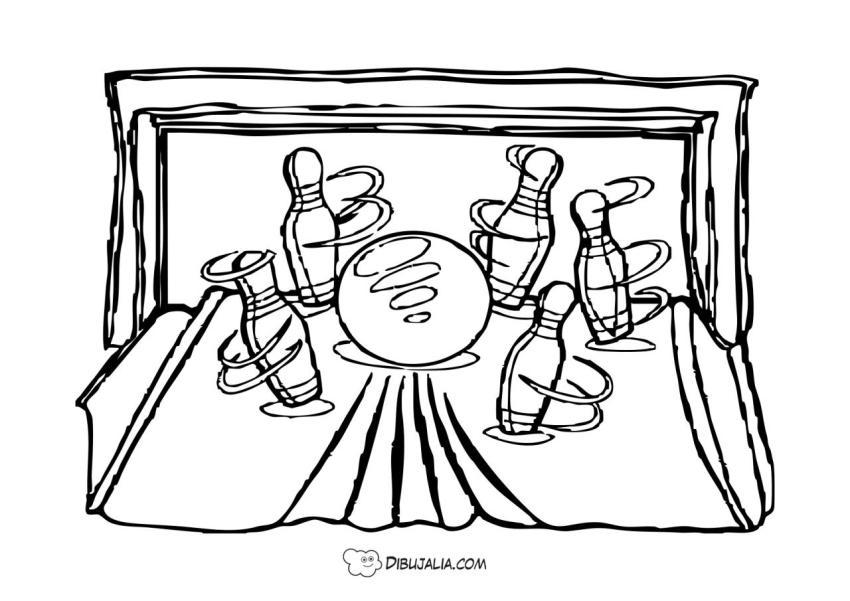 Lanzamiento de bolos