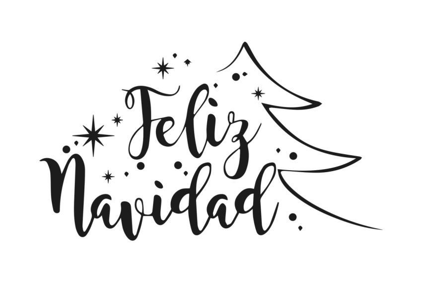 Cartel Feliz Navidad