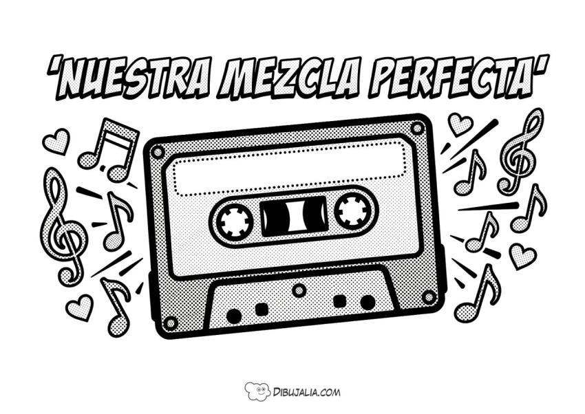 Cassete Vintage Mezcla Perfecta