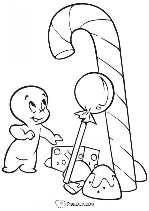 Fantasma Casper golosinas