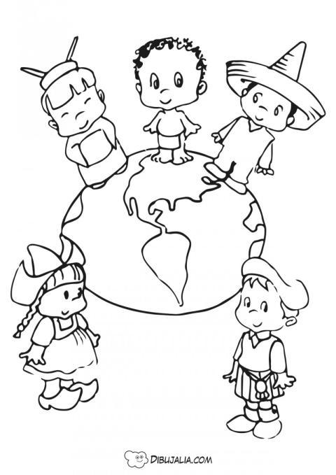 Nin?os y culturas del Mundo Dia de la Infancia