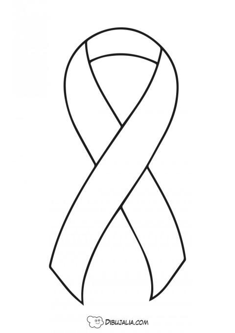 Lazo solidario colorear eventos