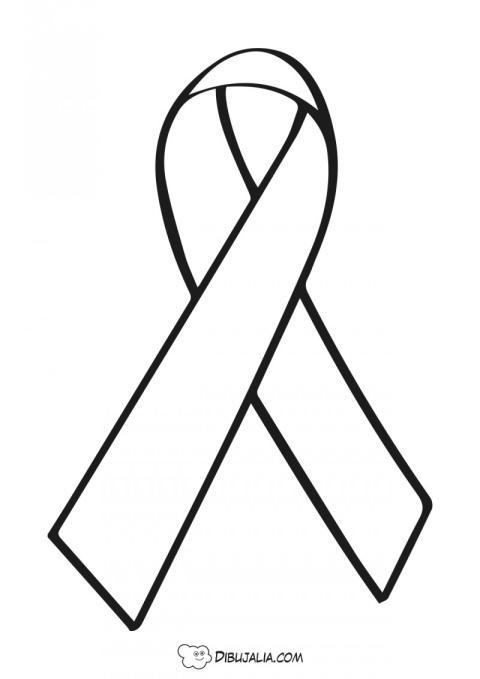 Lazo solidario colorear eventos