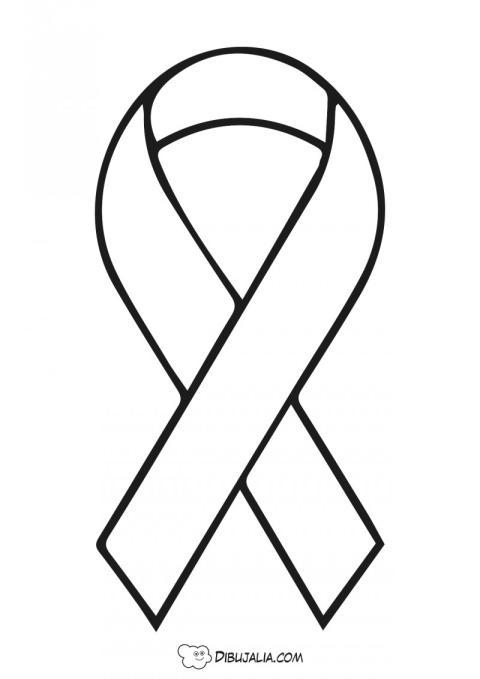 Lazo solidario colorear eventos