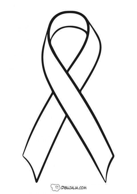 Lazo solidario colorear eventos