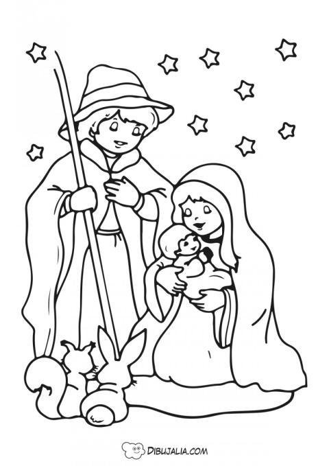 Portal de Belén con nin?os