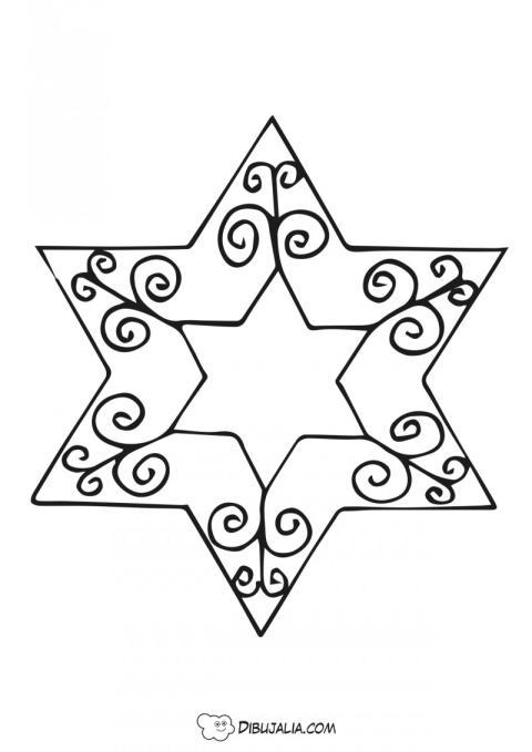 Estrella decorativa navidad